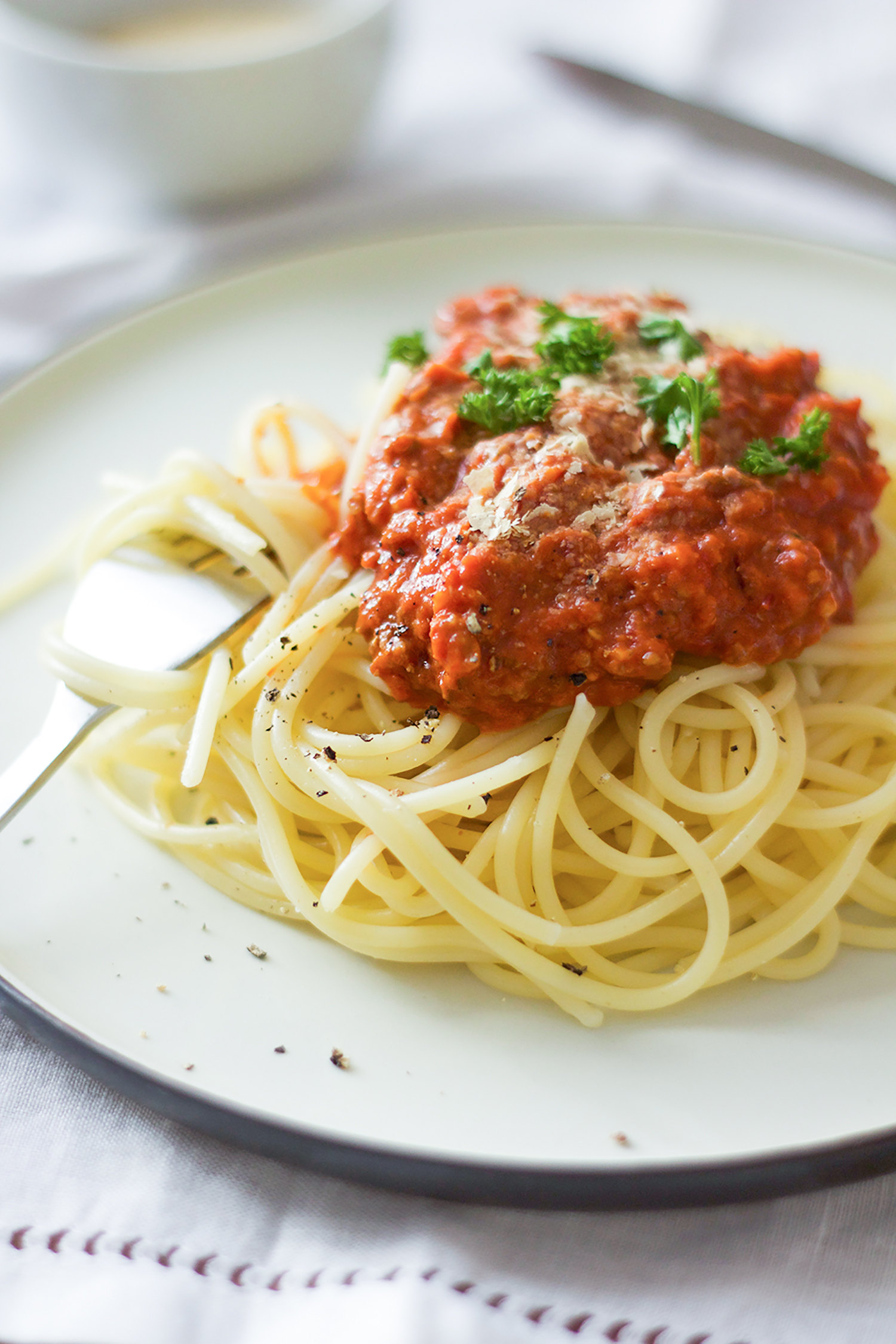 Spaghetti mit Tex-Mex-Bolognese