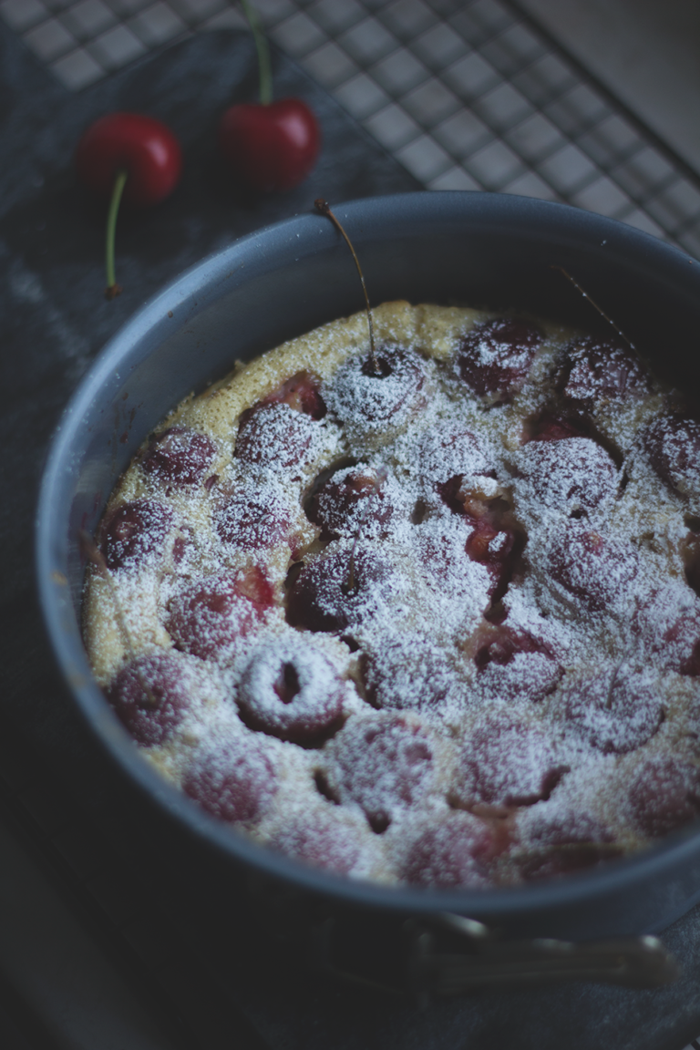 Clafoutis mit Süßkirschen