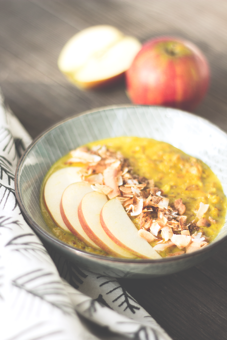 Goldene-Milch-Porridge
