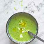 Grüne Kopfsalat-Suppe