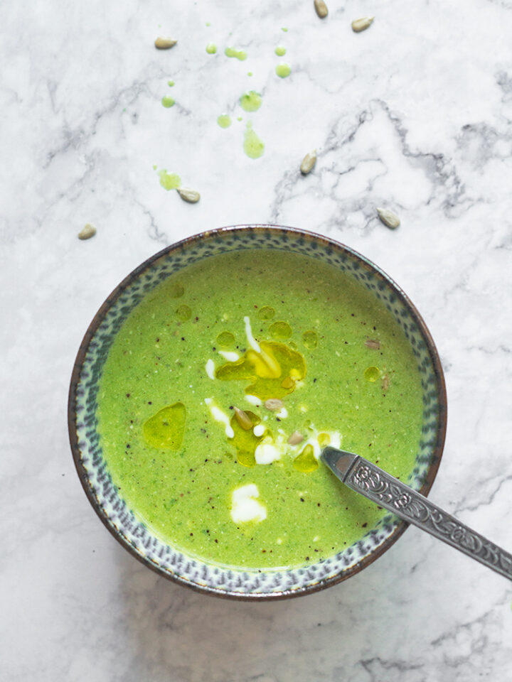 Grüne Kopfsalat-Suppe