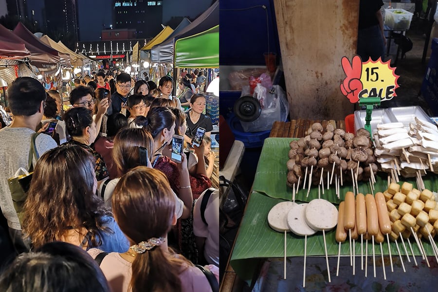 Ratchada Train Market in Bangkok | feines gemüse