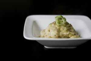 Pastinaken-Gnocchi mit Apfel-Lauch-Sauce