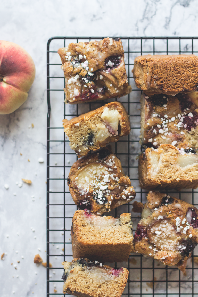 Veganer Pfirsichkuchen, schnell gemacht