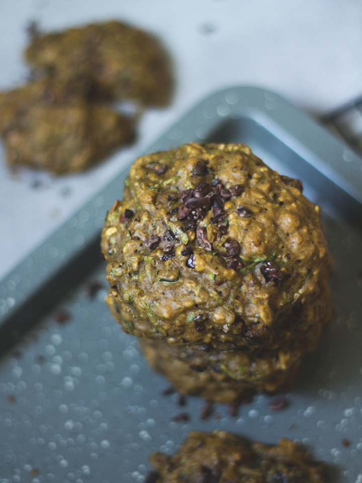 Softe Zucchini-Frühstücks-Cookies