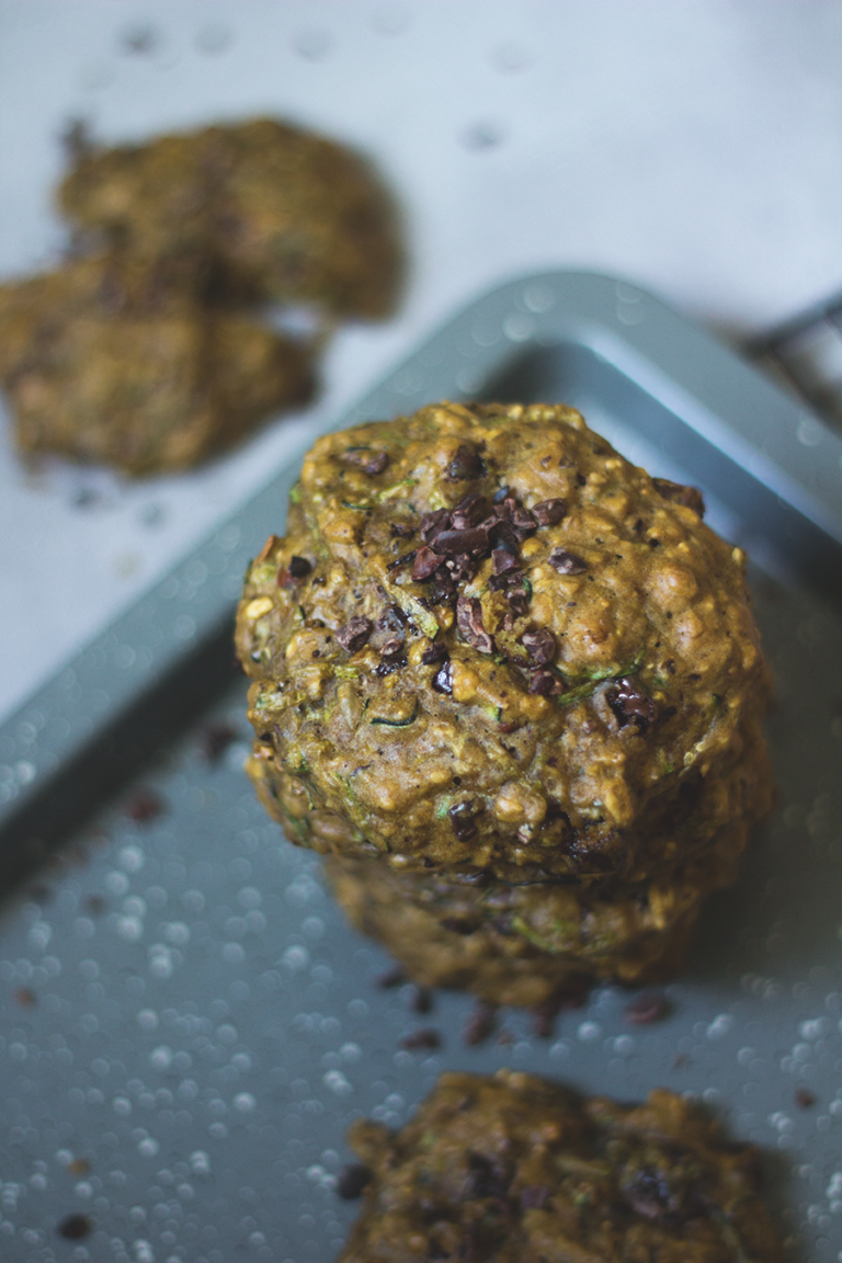 Softe Zucchini-Frühstücks-Cookies
