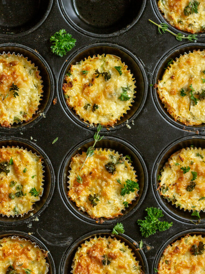 Blumenkohl-Käse-Muffins | feines gemüse