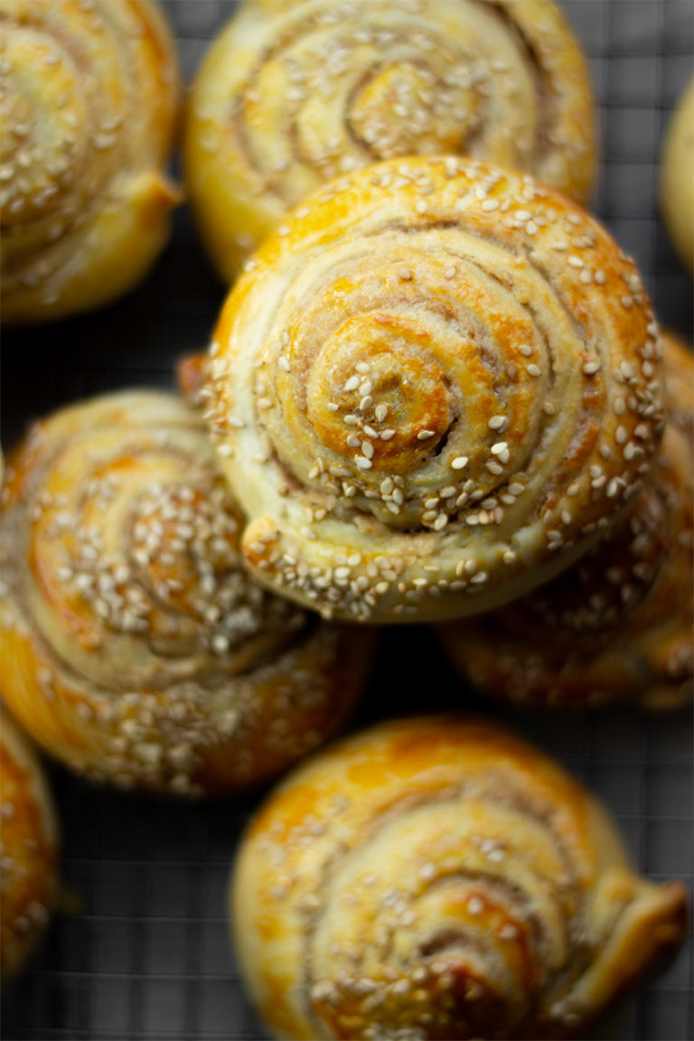 Tahin-Zimtschnecken