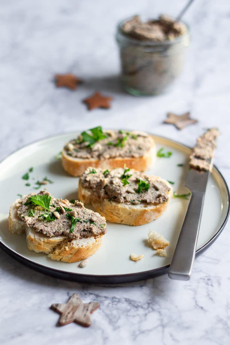 Vegane Champignon-Walnuss-Pâté