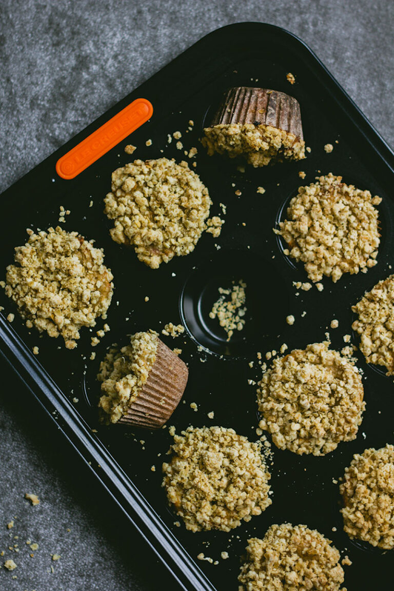 Vegane Rhabarbermuffins