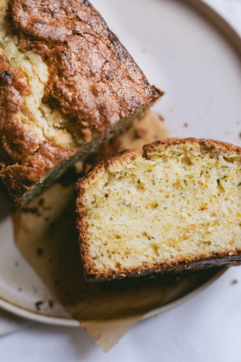 Veganer Zucchini-Kuchen (mit Zitrone)